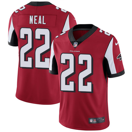 Nike Falcons #22 Keanu Neal Red Team Color Men's Stitched NFL Vapor Untouchable Limited Jersey - Click Image to Close